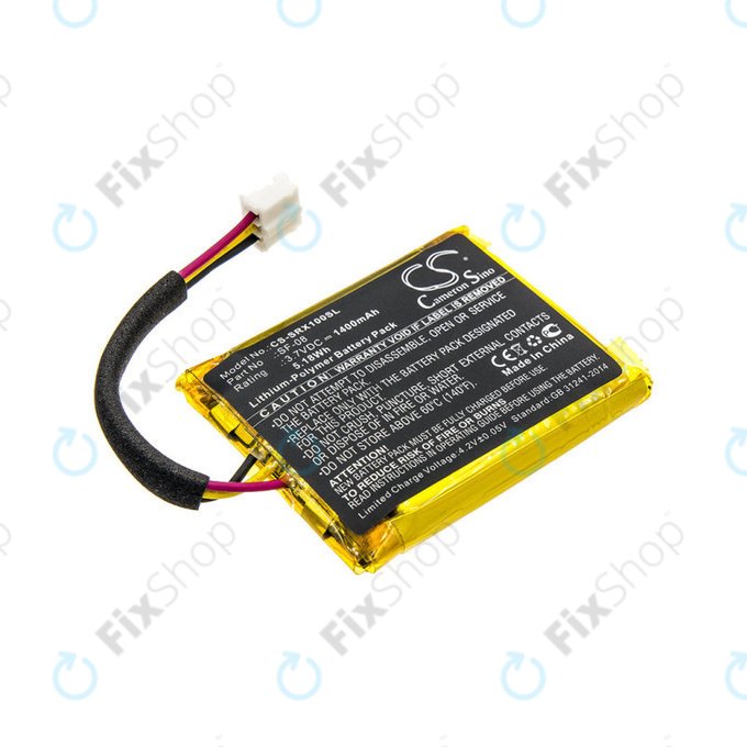 Baterie pro Sony SRS-XB10, SRS-XB12, WH-L600, 1400mAh, Li-Pol, 3.7V, SF-08, HQ