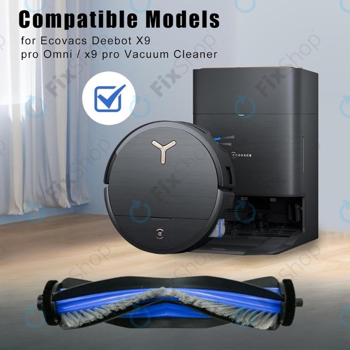 Ecovacs Deebot X9 Pro Omni, X9 Pro - Hlavní kartáč