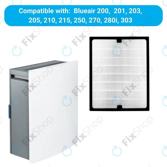 Blueair 200-series, 300-series - HEPA filtr (Aktivní uhlí)