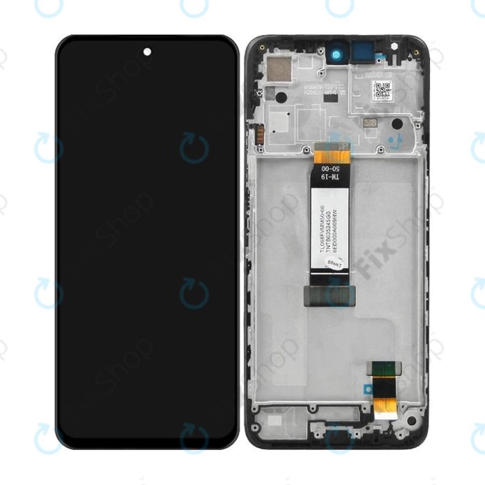 Xiaomi Redmi 12 23053RN02A 23053RN02Y 23053RN02I - LCD Displej + Dotykové Sklo + Rám (Midnight Black) TFT