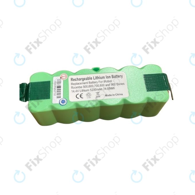 iRobot Roomba 600, 700, 800, 900-series - Baterie 2130LI, 4502233, 4374392 Li-Ion 14.4V 5200mAh