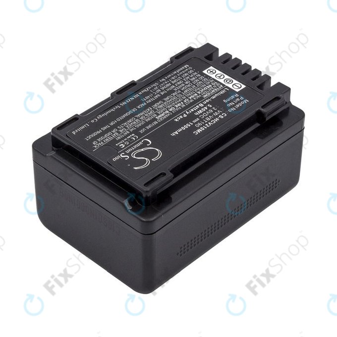 Baterie pro Panasonic HC-V210, 1500mAh, Li-Ion, 3.6V, VW-VBT190, HQ