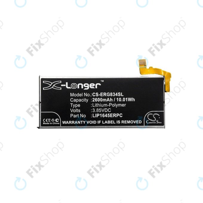 Baterie pro Sony Xperia XZ1 G8341, 2600mAh, Li-Pol, 3.85 V, LIP1645ERPC, HQ