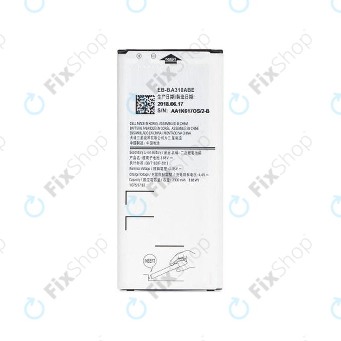Samsung Galaxy A3 A310F (2016) - Baterie BA310ABE 2300mAh