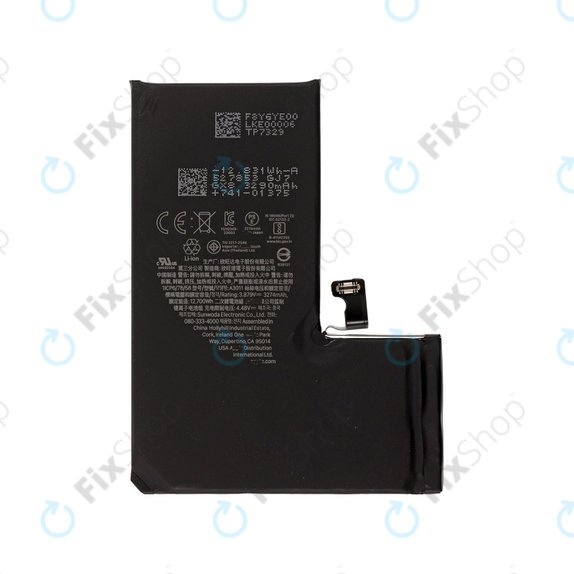 Baterie pro iPhone 15 Pro, 3274mAh, A3011