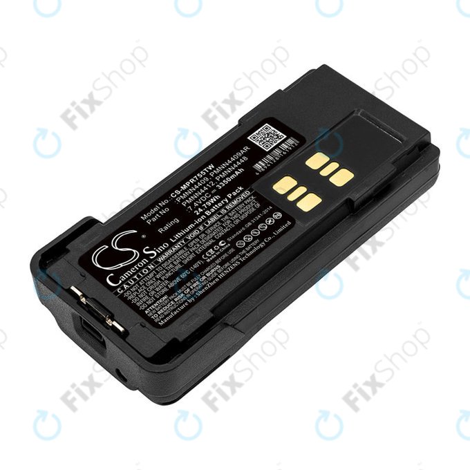 Baterie pro Motorola DP2600, 4000, 4600, 4800, XPR3000, XPR3300, 3350mAh, Li-Ion, 7.4V, PMNN4409, HQ