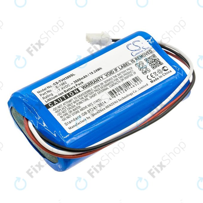 Baterie pro Televes H30FLEX, 2600mAh, Li-Ion, 7.4V, E-1982, HQ