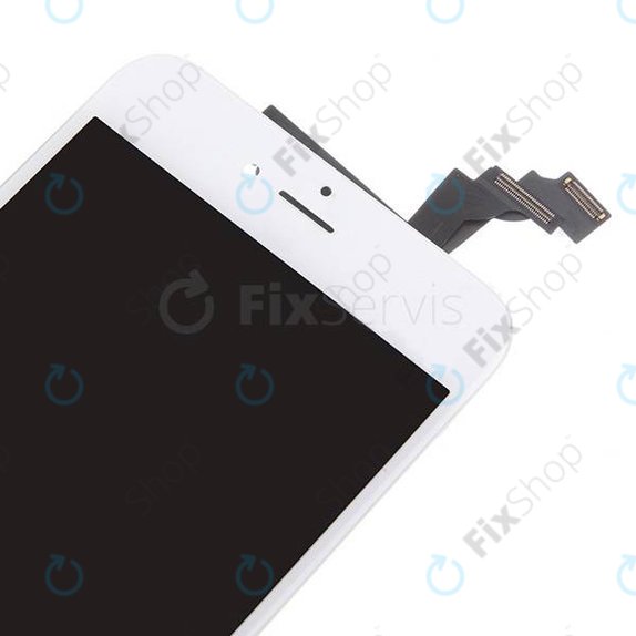 Displej pro iPhone 6 Plus, White, Dotykové sklo s rámem