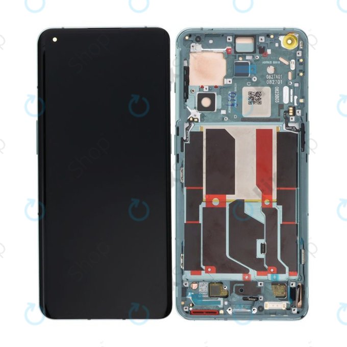OnePlus 10 Pro NE2210 NE221 - LCD Displej + Dotykové Sklo + Rám (Emerald Forest) OLED
