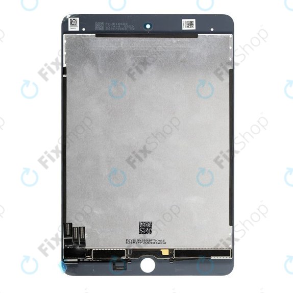 LCD Displej pro iPad Mini 5, White, Dotykové sklo bez rámu, Refurbished