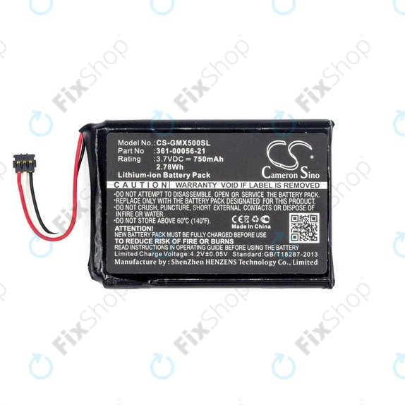 Baterie pro Garmin Driveluxe 50, 750mAh, Li-Ion, 3.7V, 361-00056-21, HQ