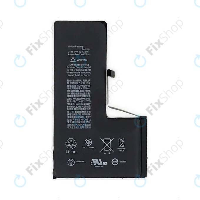 Baterie pro iPhone XS, 2658mAh, Service Pack