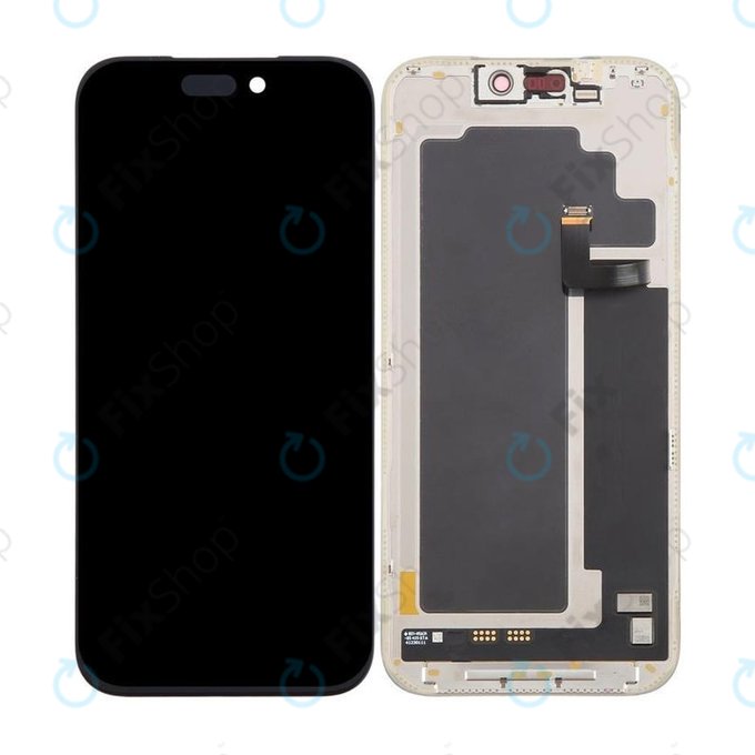 Displej Hard OLED pro iPhone 17 Pro Max, Dotykové sklo s rámem, FixPremium