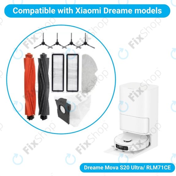 Xiaomi Dreame Mova S20 Ultra, RLM71CE - Kompletní set