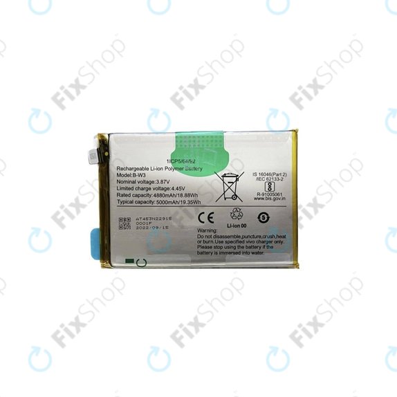 Vivo Y22s V2206 - Baterie B-W3 5000mAh