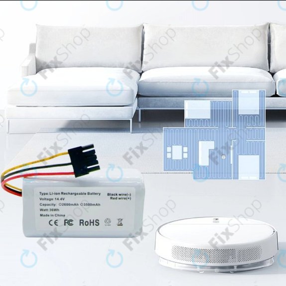 Xiaomi Mi Robot Vacuum Mop 2 Lite, E10 - Baterie N011-4S1P Li-Ion 14.4V 2600mAh