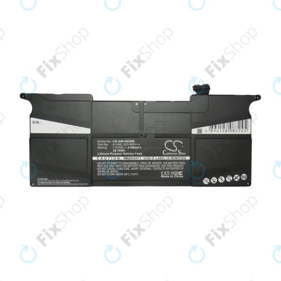 Apple MacBook Air 11" A1465 (Mid 2013 - Early 2015) - Baterie A1495 5100mAh HQ
