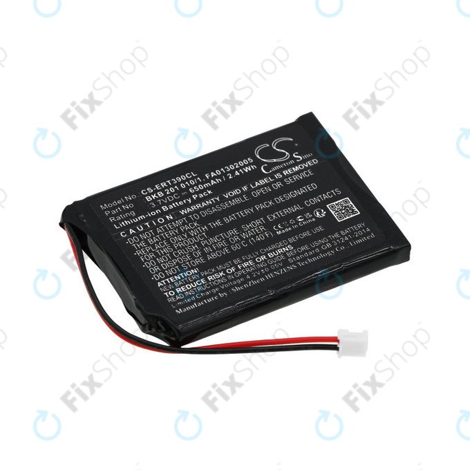 Baterie pro Ascom, Avaya, Ericsson, Telstra, 650mAh, Li-Ion, 3.7V, FA01302005, HQ