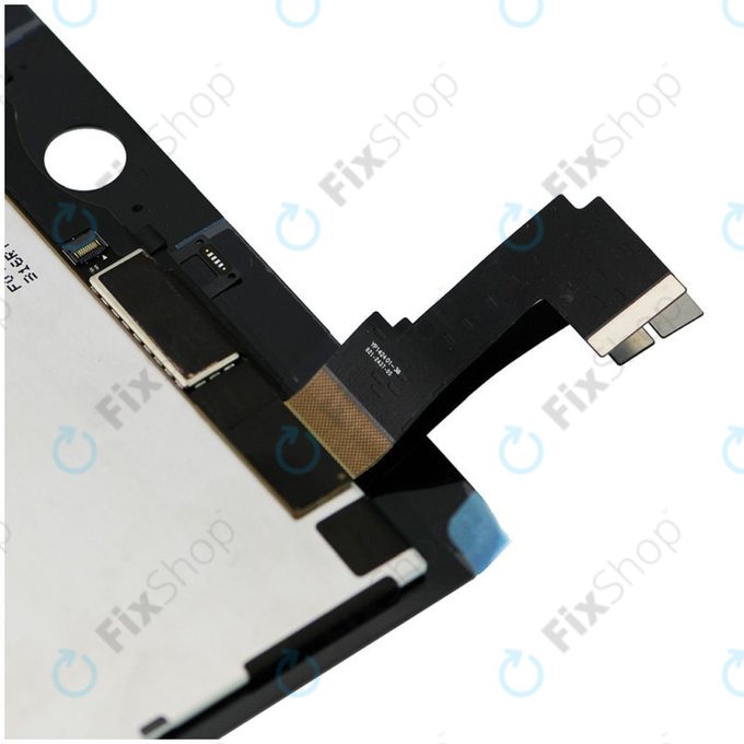 LCD Displej pro iPad Air 2, Black, Dotykové sklo bez rámu, Refurbished