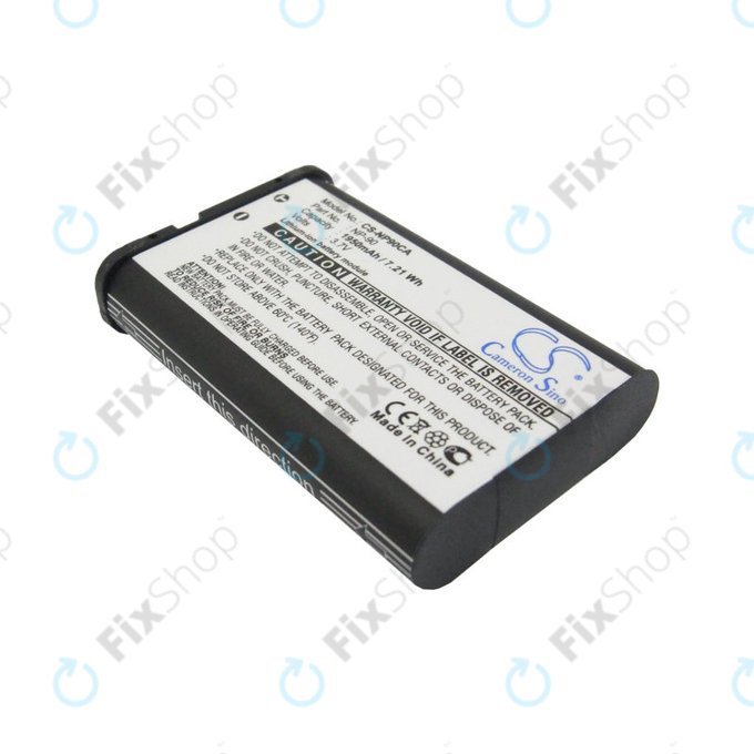 Baterie pro Casio Exilim EX-H10, EX-FH100, EX-H15, EX-Z2000, EX-H20G, 1950mAh, Li-Ion, 3.7V, NP-90, HQ