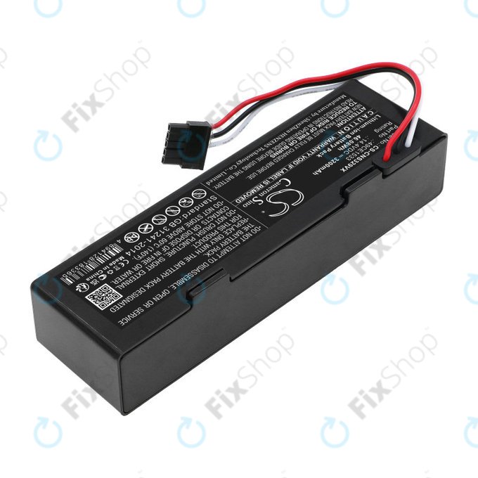 Baterie pro ETA Navaggio 2228, Cecotec Conga 3290, 3490, 3890, 3200mAh, Li-Ion, 14.4V, 49CE1533, HQ