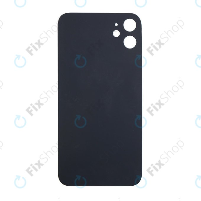 Apple iPhone 11 - Sklo Zadního Housingu (Black)