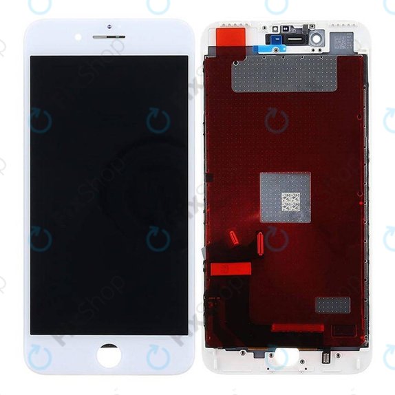 Displej pro iPhone 7 Plus, White, Dotykové sklo s rámem