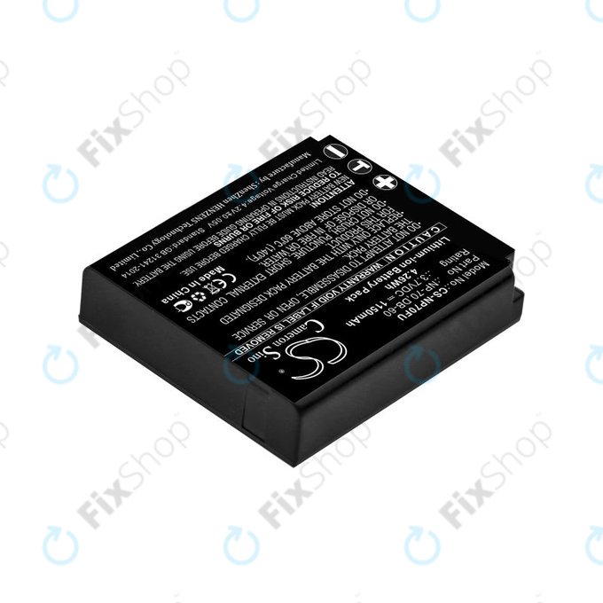 Baterie pro Panasonic Lumix DMC-FX01, 1150mAh, Li-Ion, 3.7V, CGA-S005, HQ