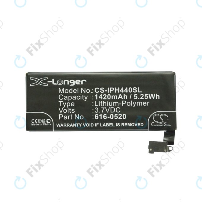 Apple iPhone 4 - Baterie 616-0520 1420mAh HQ
