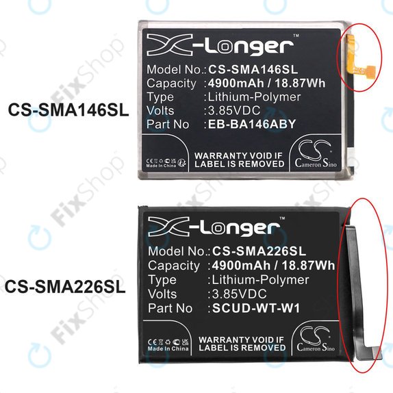 Baterie pro Samsung A22 5G A226B, 4900mAh, Li-Pol, 3.85 V, SCUD-WT-W1, HQ