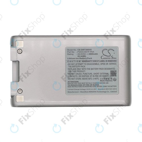 Baterie pro Dreame T30, 2900mAh, Li-Ion, 29.6V, P2033-8S1P-PAA, HQ