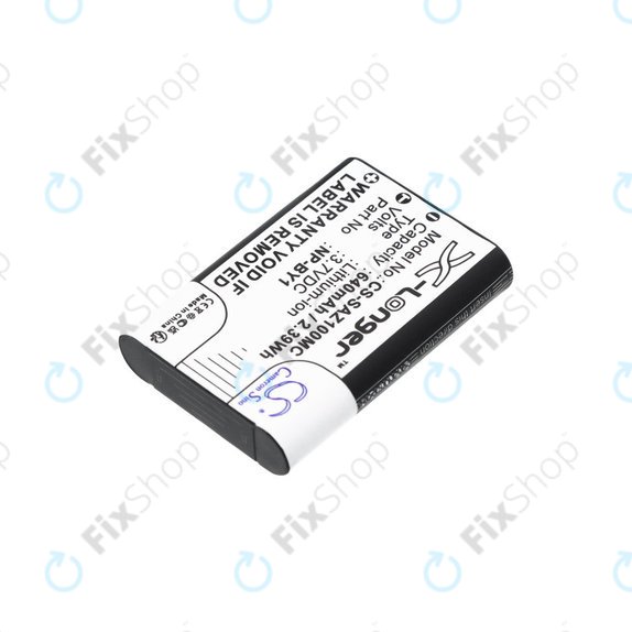 Baterie pro Sony HDR-AZ1, 640mAh, Li-Ion, 3.7V, NP-BY1, HQ