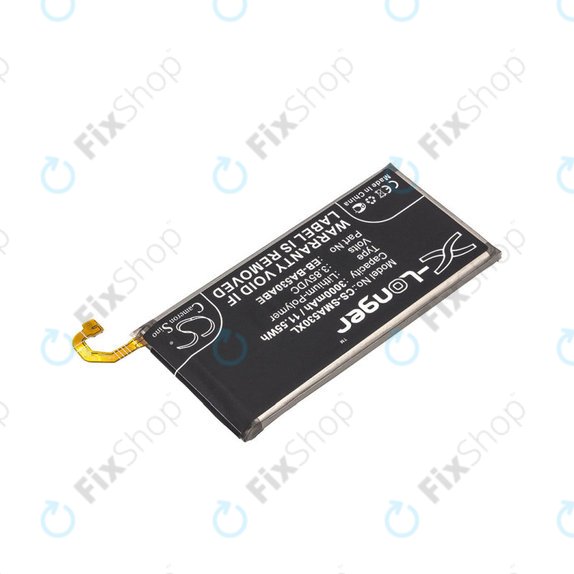 Baterie pro Samsung A8 A530F (2018), 3000mAh, Li-Pol, 3.85 V, EB-BA530ABE, HQ