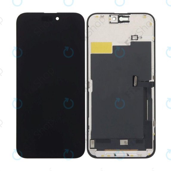 Displej In-Cell HD+ pro iPhone 15 Pro Max, Dotykové sklo s rámem