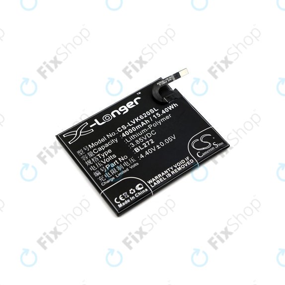 Baterie pro Lenovo K6 Power, 4000mAh, Li-Pol, 3.85V, BL272, HQ