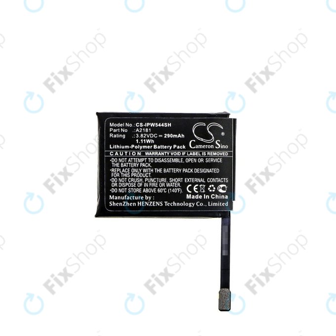 Baterie pro Apple Watch 5 44 mm, 290mAh, Li-Pol, 3.82 V, A2181, HQ