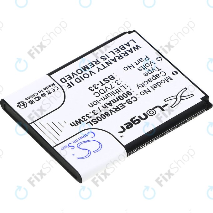 Baterie pro Sony Ericsson W595, K790i, K800i, W850i, W900i, W950i, 900mAh, Li-ion, 3.7V, BST-33, HQ