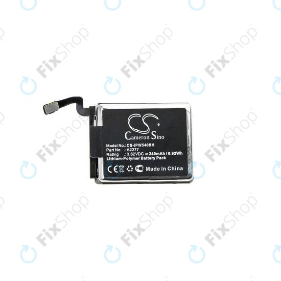 Baterie pro Apple Watch 5 40 mm, 240mAh, Li-Pol, 3.82 V, A2277, HQ