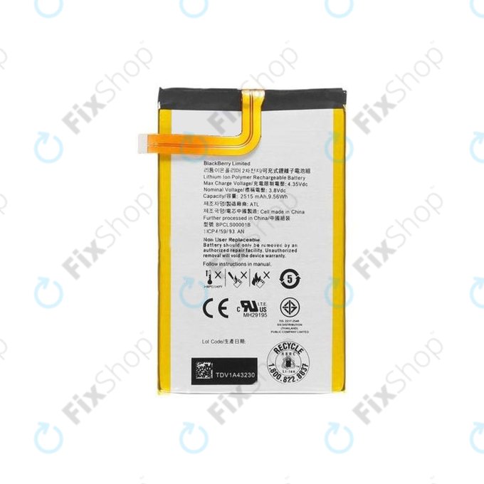 Blackberry Classic Q20 - Baterie BPCLS00001B 2515mAh