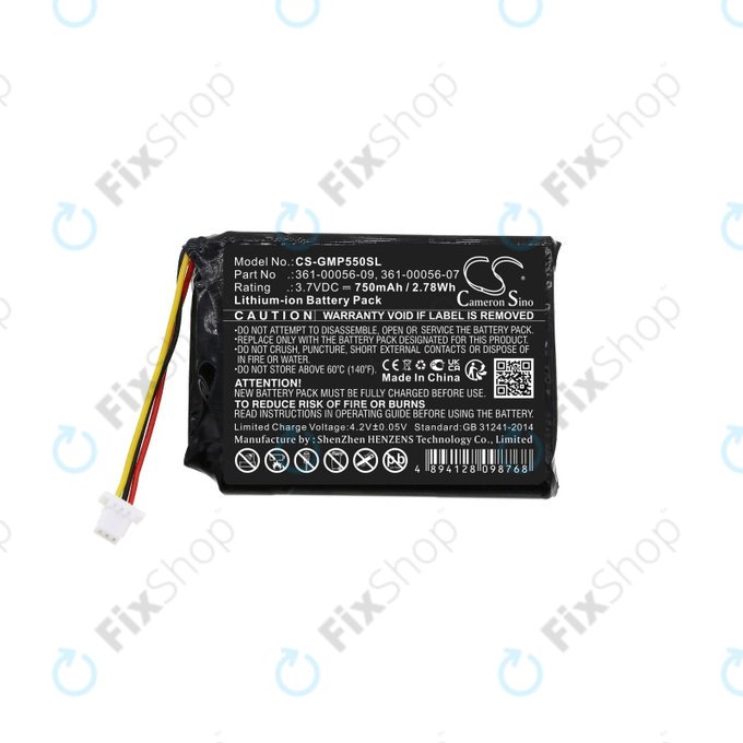 Garmin Drive 60, 61, Pro 70, Pro 550, Pro Trashbreaker, PT 5, PT 10, Sport Pro Transmitter, TB 10 - Baterie 361-00056-07, 361-00056-09 750mAh HQ