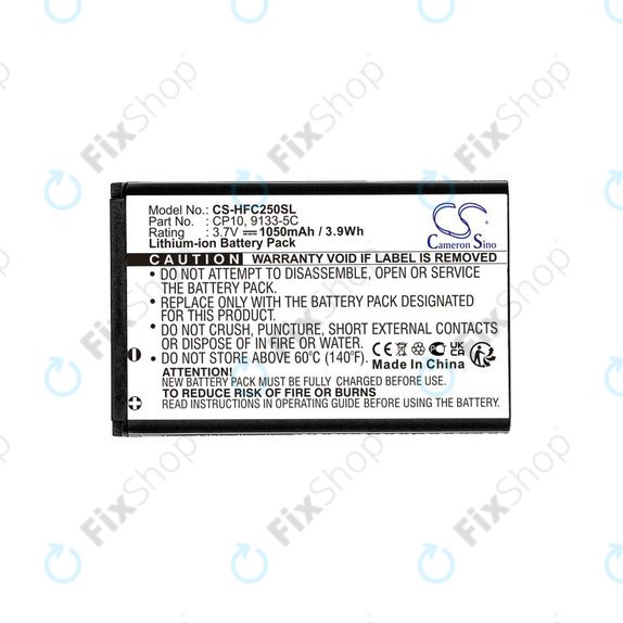 Baterie pro Amplicomms Powertel M4000, Auro Comfort 1010, 1050mAh, Li-Ion, 3.7V, MM460BB, CP10, HQ