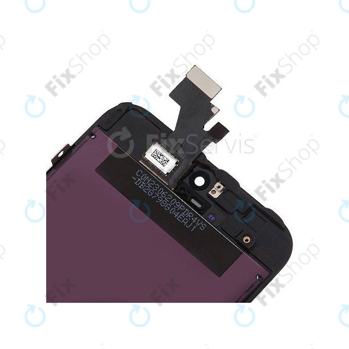 Displej pro iPhone 5, Black, Dotykové sklo s rámem