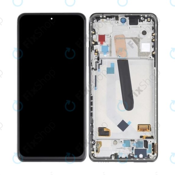 Xiaomi Poco F3 - LCD Displej + Dotykové Sklo + Rám (Night Black) OLED