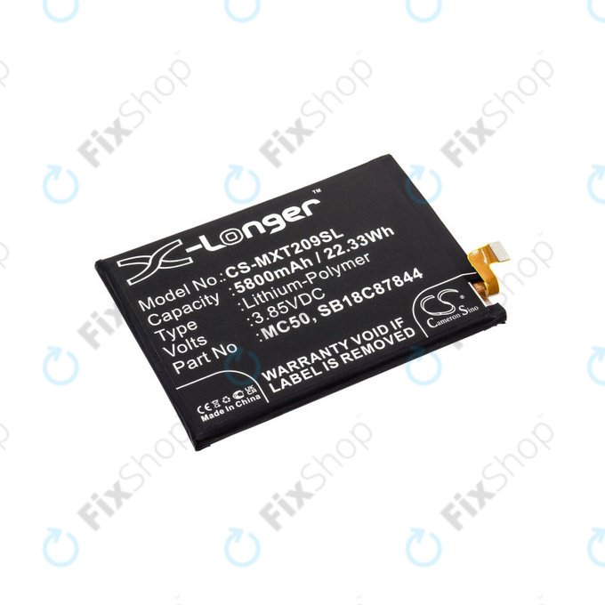 Baterie pro Motorola Moto G9 Power, 5800mAh, Li-Pol, 3.85 V, MC50, HQ