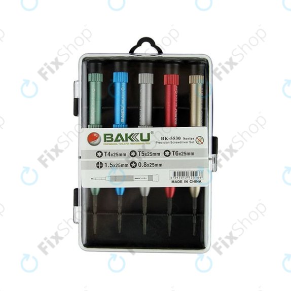 Baku BK-5530 - Sada Šroubováků na Servis Notebooků (5ks)