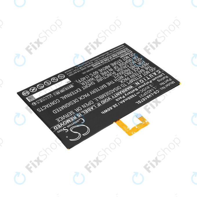 Baterie pro Lenovo Tab 2, Lenovo Tab 4, Lenovo TB2, 7000mAh, Li-Pol, 3.8V, L14D2P31, HQ