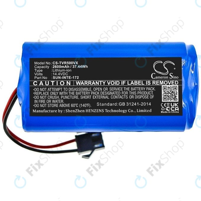 Sencor SRV 9150WH, SRX-0911 - Baterie SUN-INTE-172 Li-Ion 14.4V 2600mAh HQ
