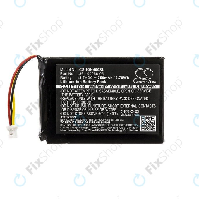 Baterie pro Garmin Nüvi 40, 750mAh, Li-Ion, 3.7V, 361-00056-05, HQ