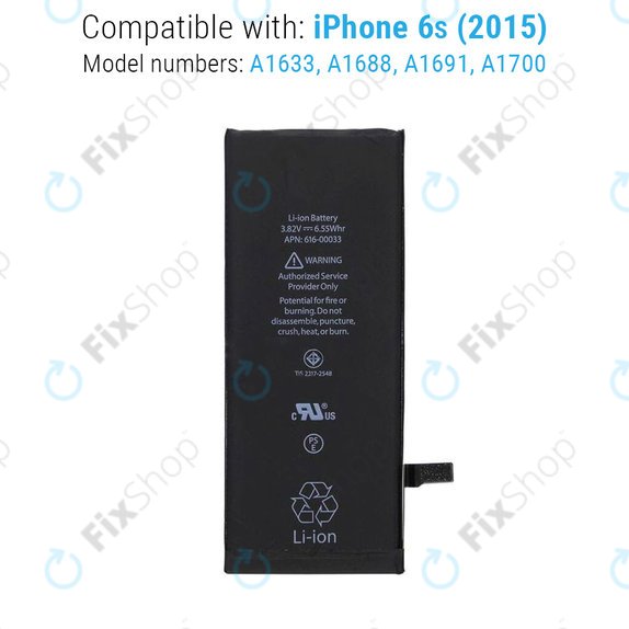 Baterie pro iPhone 6S, 1715mAh