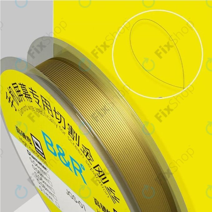 Gold Wire - Drát na Separování LCD Displejů (0.1mm x 100M)